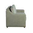 Serta Donovan Convertible Loveseat in Sage Green Fabric Upholstery