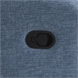 Relax A Lounger Parson Swivel Rocker Recliner in Blue Polyeseter Fabric