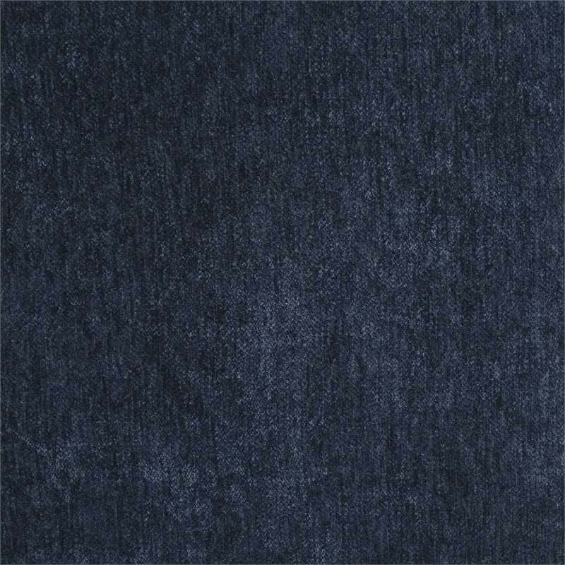 Relax A Lounger Sarina Pushback Recliner in Navy Blue Woven Fabric Upholstery