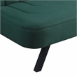 Serta Fenton Convertible Sofa in Green Fabric Upholstery