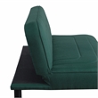 Serta Fenton Convertible Sofa in Green Fabric Upholstery