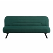 Serta Fenton Convertible Sofa in Green Fabric Upholstery