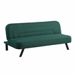 Serta Fenton Convertible Sofa in Green Fabric Upholstery