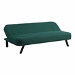 Serta Fenton Convertible Sofa in Green Fabric Upholstery