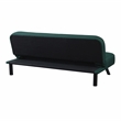 Serta Fenton Convertible Sofa in Green Fabric Upholstery