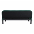 Serta Fenton Convertible Sofa in Green Fabric Upholstery
