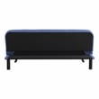 Serta Fenton Convertible Sofa in Blue Fabric Upholstery