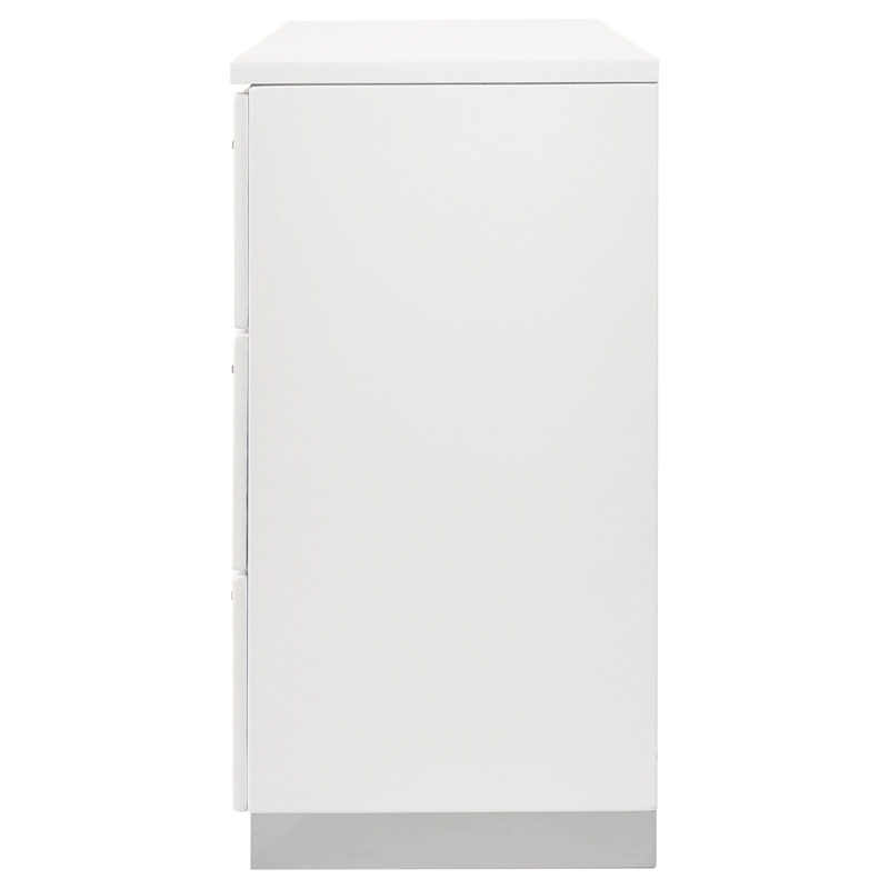 Felicity 6-drawer Dresser White High Gloss