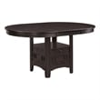 Lavon Oval 60-inch Extension Leaf Dining Table Espresso Lavon Oval 60-inch Extension Leaf Dining Table Espresso