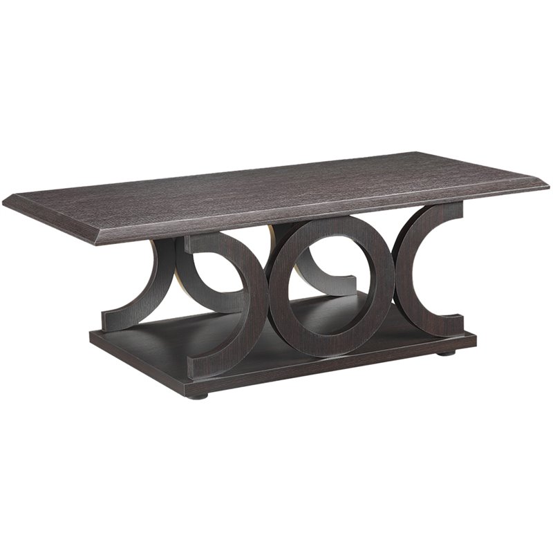 Coffee Zoe S Furniture Coaster Coffee Table In Cappuccino