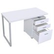 Coaster Brennan Engineered Wood 47-inch 3-drawer Office Computer Desk White