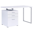 Coaster Brennan Engineered Wood 47-inch 3-drawer Office Computer Desk White