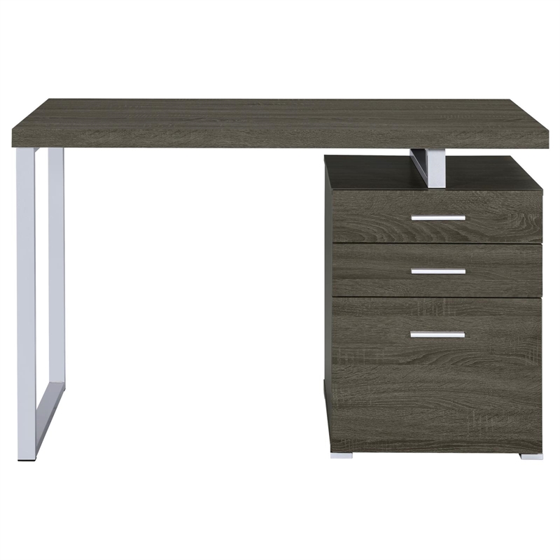Coaster Brennan Engineered Wood 47-inch 3-drawer Office Computer Desk Weathered Gray