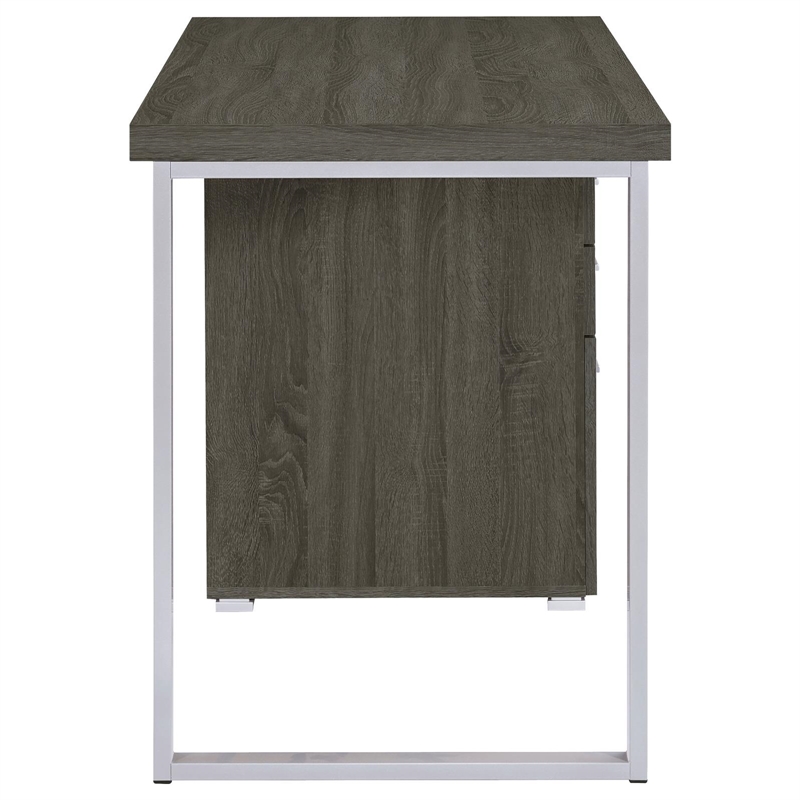 Coaster Brennan Engineered Wood 47-inch 3-drawer Office Computer Desk Weathered Gray