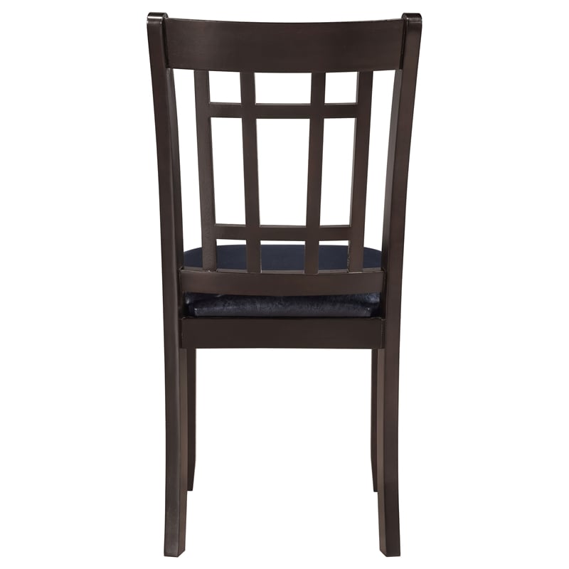 Coaster Lavon 19.25'' Wood Dining Side Chair in Black/Espresso