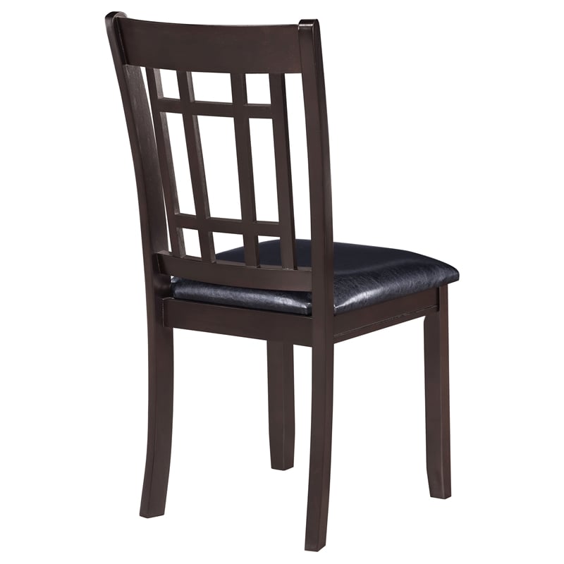 Coaster Lavon 19.25'' Wood Dining Side Chair in Black/Espresso