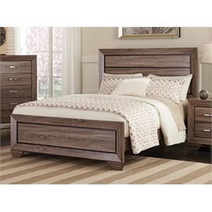 Kauffman 5-piece Queen Bedroom Set Washed Taupe