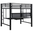 Coaster Avalon Full Workstation Loft Bed in Black Finish