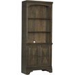 Hartshill 78-inch 3-shelf Cabinet Bookcase Burnished Oak