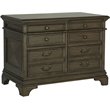 Hartshill 5-drawer Home Office File Cabinet Burnished Oak