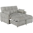 Cotswold Upholstered Convertible Sleeper Sofa Bed Light Grey