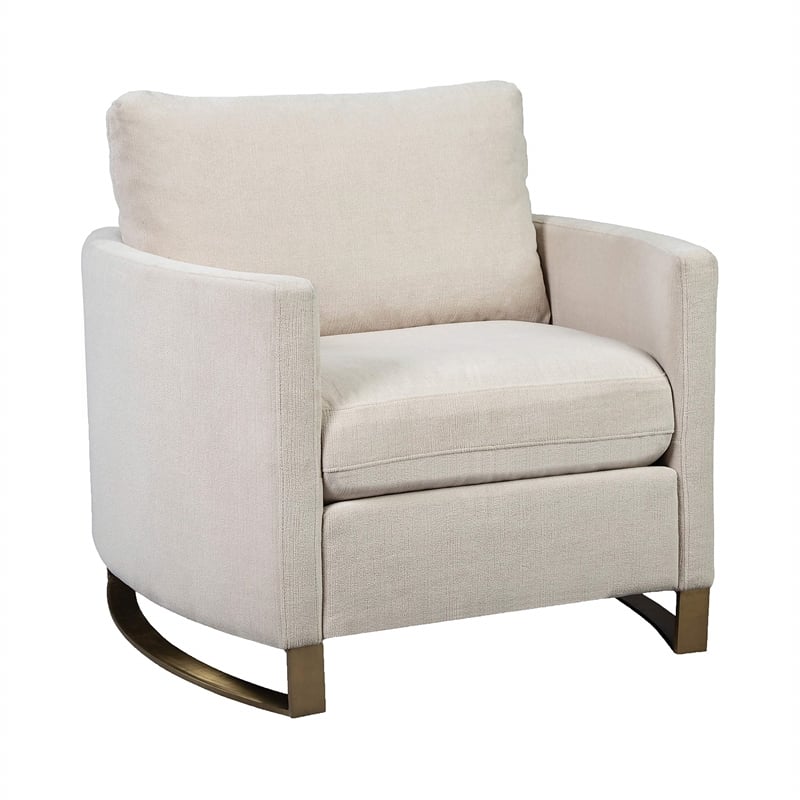 Corliss 3-piece Upholstered Arched Arm Sofa Set Beige