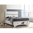 Miranda 51-inch Wood Full Storage Panel Bed White