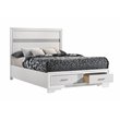 Miranda 51-inch Wood Full Storage Panel Bed White