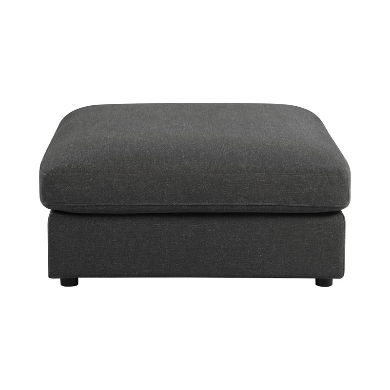 Serene 4-piece Upholstered Modular Sectional Sofa Charcoal