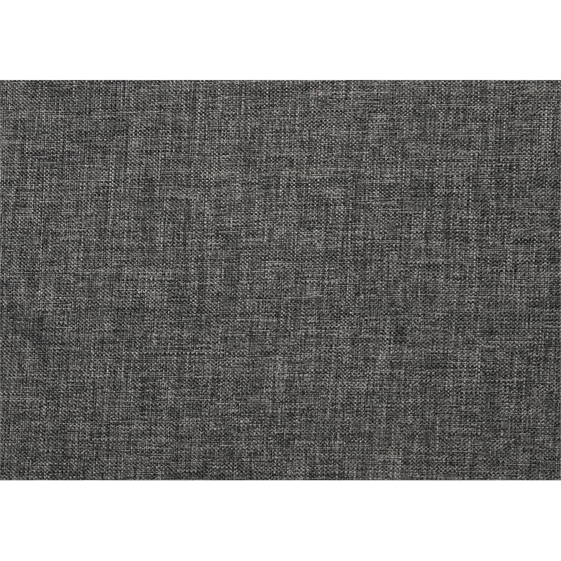 Sadie Upholstered Twin Daybed with Trundle Grey