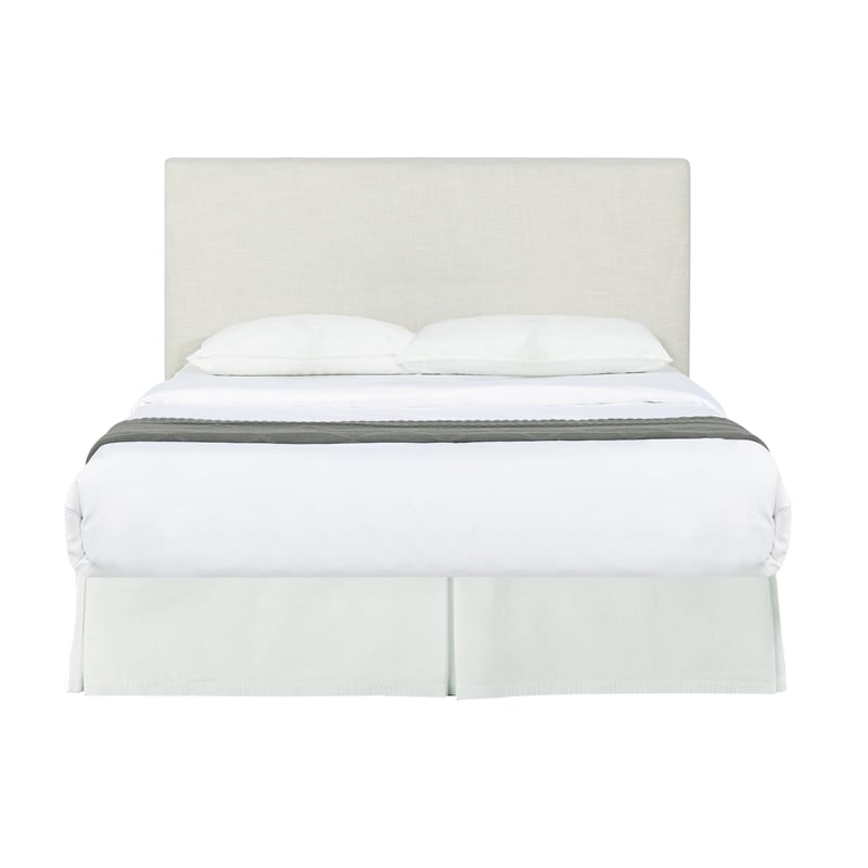 Pirro Upholstered Queen or Full Panel Headboard Sand