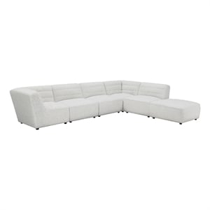 Sunny 6-piece Upholstered Modular Sectional Sofa Natural