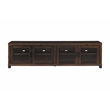 Sachin 4-door Engineered Wood 79-inch TV Stand Dark Pine