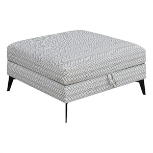 Clint Square Upholstered Tufted Storage Ottoman Aloe