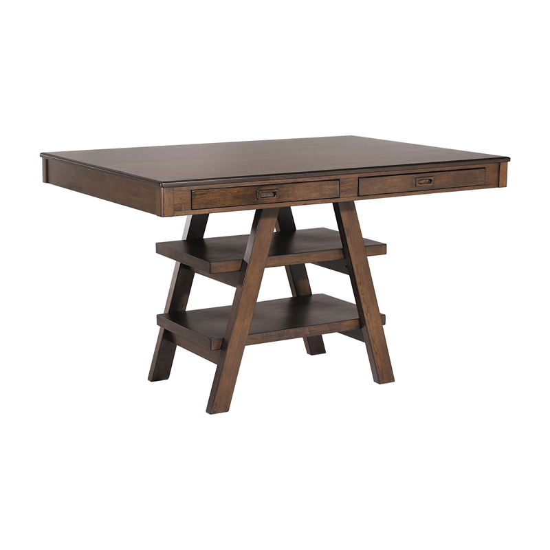 Dewey 5-piece Rectangular Dining Table Set Walnut