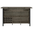 Bellemore Freestanding Home Bar Wine Cabinet Grey Driftwood