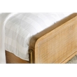 Arini Rattan Queen Panel Bed Sand Wash and Natural Cane