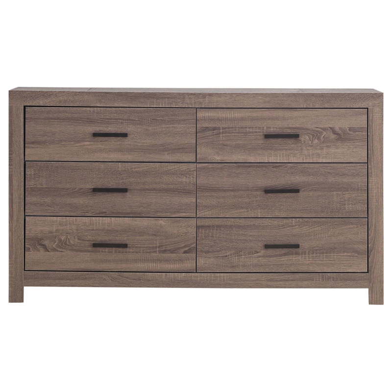 Brantford 6-drawer Dresser Barrel Oak