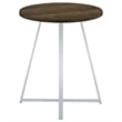 Burkhart Round 35-inch Pub Height Bistro Bar Table Brown Oak