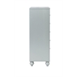 Gunnison 5-drawer Bedroom Chest Silver Metallic