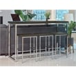 Coaster Cassidy 4-piece Counter Height Dining Table Set Dark Oak