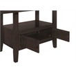Coaster Prentiss Wood Counter Height Table with Butterfly Leaf in Cappuccino