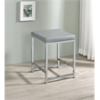 Umbridge Upholstered Square Padded Cushion Vanity Stool