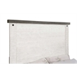 Coaster Lilith Wood Queen Panel Bed Distressed in Gray and White