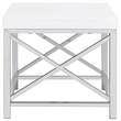 Eliza Vanity Set with Lighting & Stool White and Chrome
