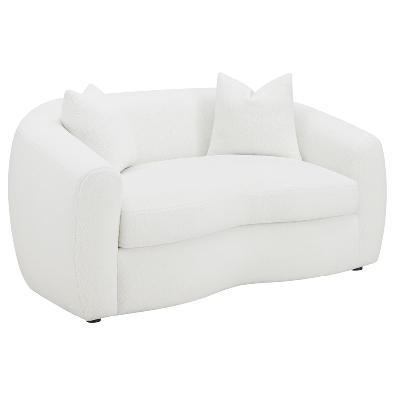 Coaster Isabella 3-piece Fabric Upholstered Sofa Set Natural