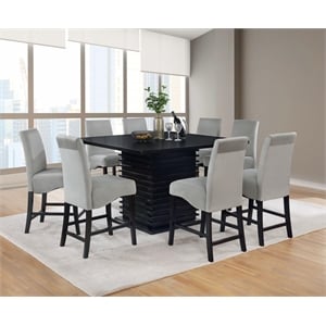 Stanton 7-piece Square Counter Height Dining Table Set Grey