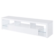 Jude 2-drawer Engineered Wood 71-inch TV Stand High Gloss White