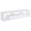 Jude 3-piece 71-inch TV Entertainment Center White High Gloss