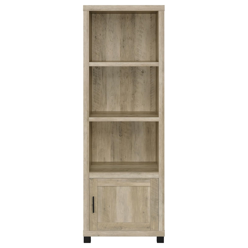 Sachin 3-piece 79-inch TV Entertainment Center Distressed Pine